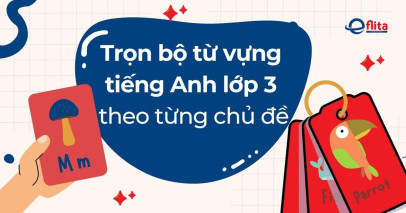 Trọn bộ từ vựng tiếng anh lớp 3 cho cả năm học theo từng chủ đề